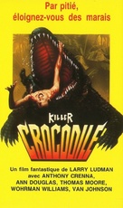 Killer Crocodile - French VHS movie cover (xs thumbnail)