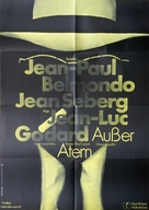 &Agrave; bout de souffle - German Movie Poster (xs thumbnail)
