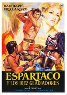 Gli invincibili dieci gladiatori - Spanish Movie Poster (xs thumbnail)