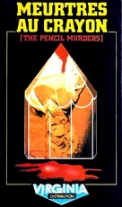 De potloodmoorden - French VHS movie cover (xs thumbnail)