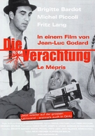 Le m&eacute;pris - German Movie Poster (xs thumbnail)