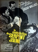 Der Fluch der gelben Schlange - French Movie Poster (xs thumbnail)