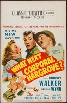 What Next, Corporal Hargrove? - Movie Poster (xs thumbnail)