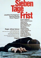Sieben Tage Frist - German Movie Poster (xs thumbnail)