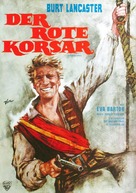 The Crimson Pirate - German Movie Poster (xs thumbnail)