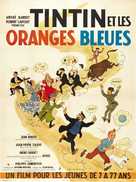 Tintin et les oranges bleues - French Movie Poster (xs thumbnail)