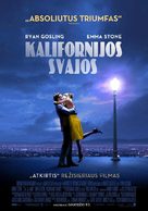 La La Land - Lithuanian Movie Poster (xs thumbnail)