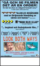 Look Both Ways - Swedish Movie Poster (xs thumbnail)