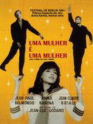 Une femme est une femme - Brazilian Theatrical movie poster (xs thumbnail)