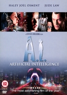 Artificial Intelligence: AI - British DVD movie cover (xs thumbnail)