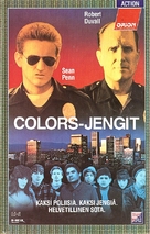 Colors - Finnish VHS movie cover (xs thumbnail)