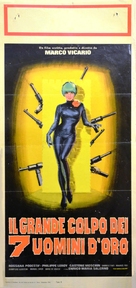 Il grande colpo dei sette uomini d&#039;oro - Italian Movie Poster (xs thumbnail)