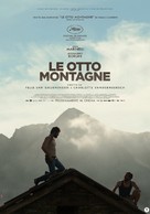 Le otto montagne - Italian Movie Poster (xs thumbnail)