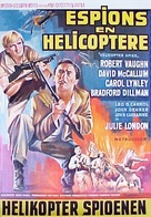 The Helicopter Spies - Belgian Movie Poster (xs thumbnail)