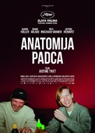 Anatomie d&#039;une chute - Slovenian Movie Poster (xs thumbnail)