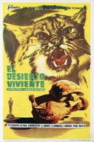 The Living Desert - Spanish Movie Poster (xs thumbnail)