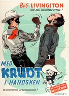 Death Rides the Plains - Danish Movie Poster (xs thumbnail)