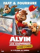 Alvin and the Chipmunks: The Road Chip - French Movie Poster (xs thumbnail)