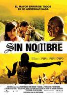 Sin Nombre - Spanish Movie Poster (xs thumbnail)
