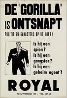 Le gorille vous salue bien - Dutch Movie Poster (xs thumbnail)