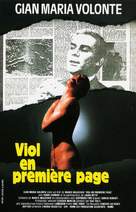 Sbatti il mostro in prima pagina - French VHS movie cover (xs thumbnail)