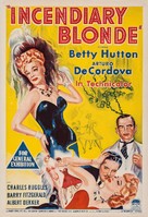 Incendiary Blonde - Australian Movie Poster (xs thumbnail)