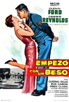 It Started with a Kiss - Spanish Movie Poster (xs thumbnail)
