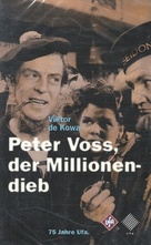 Peter Voss, der Millionendieb - German VHS movie cover (xs thumbnail)
