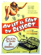 Das s&uuml;ndige Bett - French Movie Poster (xs thumbnail)