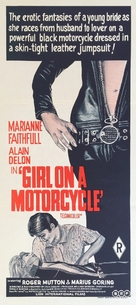 The Girl on a Motocycle - Australian Movie Poster (xs thumbnail)