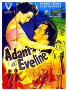 Adam and Evelyne - French Movie Poster (xs thumbnail)