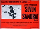 Shichinin no samurai - British Movie Poster (xs thumbnail)