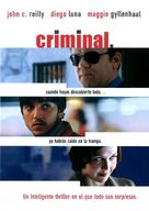 Criminal - Spanish DVD movie cover (xs thumbnail)