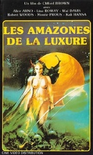 Maciste contre la reine des Amazones - French VHS movie cover (xs thumbnail)