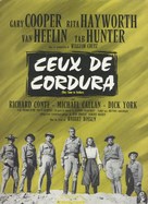 They Came to Cordura - French Movie Poster (xs thumbnail)