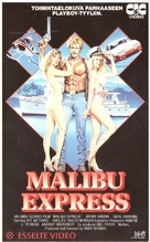 Malibu Express - Finnish VHS movie cover (xs thumbnail)