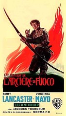 The Flame and the Arrow - Italian Movie Poster (xs thumbnail)