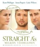 Straight A&#039;s - Finnish Blu-Ray movie cover (xs thumbnail)