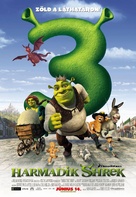 Shrek the Third - Hungarian Movie Poster (xs thumbnail)