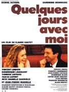 Quelques jours avec moi - French Movie Poster (xs thumbnail)