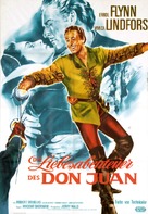 Adventures of Don Juan - German Re-release movie poster (xs thumbnail)