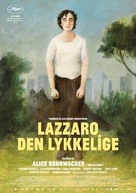 Lazzaro felice - Danish Movie Poster (xs thumbnail)