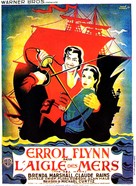The Sea Hawk - French Movie Poster (xs thumbnail)