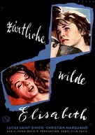 Tendre et violente Elisabeth - German Movie Poster (xs thumbnail)