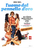 Der Mann mit dem goldenen Pinsel - Italian Movie Poster (xs thumbnail)
