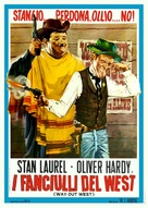 Way Out West - Italian Movie Poster (xs thumbnail)