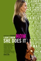 I Don&#039;t Know How She Does It - Movie Poster (xs thumbnail)
