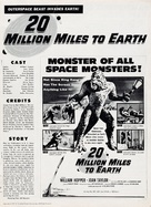 20 Million Miles to Earth - poster (xs thumbnail)