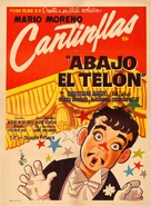 Abajo el tel&oacute;n - Mexican Movie Poster (xs thumbnail)