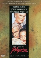 Dangerous Liaisons - Argentinian DVD movie cover (xs thumbnail)